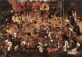 Battle Of Carnival And Lent peasant genre Pieter Brueghel the Younger